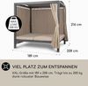 Blumfeldt Doppelliege Outdoor für 2 Personen mit Dach, XL Doppel-Sonnenliege, Doppel Garten Liege Bett für Erwachsene & Kinder, Gartenbett mit Verstellbarer Rückenlehne, Outdoor-Sonnenbett mit Dach Bild 5