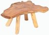 Teak Couchtisch PRIMITIV ca. L115cm Wurzelholz Sofatisch Wohnzimmertisch Unikat Bild 2