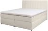 Home affaire Boxspringbett Bellissimo, Doppelbett, Polsterbett, Federkernbett, Komforbett, inkl. 9cm Topper, 5-Zonen-Taschen-Federkernmatratze, Härtegrad 3 Bild 2