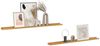 vidaXL Wandregal mit Regal 2 pcs Beige 115 x 9 x 3 cm Holzwerkstoff 42020035 Bild 3