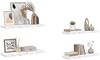 vidaXL Wandregal 4 pcs Weiß Marmor 90 x 23,5 x 4 cm Holzwerkstoff 42019976 Bild 3
