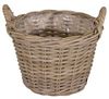 colourliving Weidenkorb Pflanzkorb mit Henkel "Potato", Handgefertigter Weidekorb, mit Folieneinsatz und Griffen Bild 4