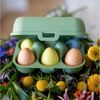 Koziol Eierbox Eggs To Go Mini nature leaf green Bild 3