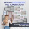Wandregal Karo Schweberegal aus Holz Natur Bild 4