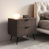 Selsey 'Veris' – Nachttisch mit 2 Schubladen, Dunin-Eiche, 63 cm Bild 2