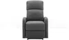 Vente-unique - Relaxsessel Fernsehsessel - Stoff - Anthrazit - ISAO Bild 3