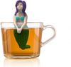 WestCraft Teesieb Cute Animal Tee-Sieb, Tee Ei, Tea Infuser, Teekugel Silikon Mermaid, Silikon, (1-St), Lustige Tee-Ei-Tier-Figuren, Zur Zubereitung von 1 Tasse losen Tee Bild 2