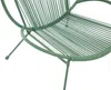 Vente-unique - NIKAO Gartensitzgruppe Harz Grün - B 73 cm x H 76 cm x L 69 cm Bild 5