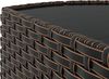 vidaXL 4-tlg. Garten-Lounge-Set mit Kissen Braun Poly Rattan 319760 Bild 5