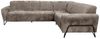 Beautysofa Ecksofa mit Metallbeine in schwarzer VOLARE L, mit höchstem Sitzkomfort, ohne Schlaffunktion Bild 2