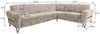 Beautysofa Ecksofa mit Metallbeine in schwarzer VOLARE L, mit höchstem Sitzkomfort, ohne Schlaffunktion Bild 3