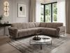 Beautysofa Ecksofa mit Metallbeine in schwarzer VOLARE L, mit höchstem Sitzkomfort, ohne Schlaffunktion Bild 5