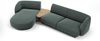 Micadoni Modulares Sofa Miley mit Recamiere 3-Sitzer Links Chenille Haga Petrol Bild 2