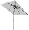 Doppler Sonnenschirm "Basic Push Up 210 x 210" mit Höhenverstellung, hellgrau, 210 x 210 cm Bild 4