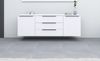 borchardt Möbel Sideboard Tom, Kommode Breite 166cm, hängend oder stehend mit Metallgriffen, 2 Türen 3 Schubkästen, verstellbare Einlegeböden Bild 2