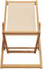 vidaXL Strandstühle 2 Stk. Klappbar Beige Stoff und Massivholz 3214498 Bild 4