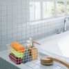 Relaxdays Drahtkorb mit Holzgriffen 2er Set Bild 3