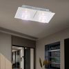 RGB LED Deckenleuchte, Fernbedienung, Chrom, Glas, L 40 cm Bild 4