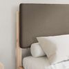vidaXL Bettgestell mit gepolstertem Kopfteil Taupe 120 x 200 cm 877912 Bild 3