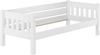 Weißes Couchbett Einzelbett 90x200 Massivholzbett Sofabett mit Rollrost V-60. 53-09W Bild 2