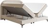 Selsey 'Loreo' Boxspringbett mit wasserfestem Samtbezug, greige, 160x200 cm Bild 4