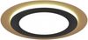 LED Deckenleuchte MORGAN mit Fernbedienung hell & dimmbar, Schwarz Gold Ø 45cm Bild 4