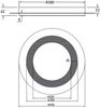 LED Deckenleuchte MORGAN mit Fernbedienung hell & dimmbar, Schwarz Gold Ø 45cm Bild 5