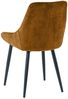Sit Möbel Stuhl Stuhl, 2er-Set L = 48 x B = 57 x H = 84 cm Bezug gelb, Beine schwarz Bild 5