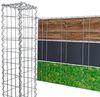 Gabionen Mauer Gartenzaun 160x20x150 cm Gabione Steinkorb Rank-Gitter Draht Bild 4