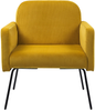Sessel Samtstoff gelb NARKEN Bild 4