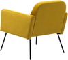 Sessel Samtstoff gelb NARKEN Bild 5