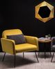 Sessel Samtstoff gelb NARKEN Bild 3