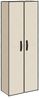 Schuhbank | Schuhschrank | Schuhregal Creme 60x30x166 cm Stoff Bild 2