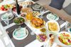 Luana Rose Platzset 12er-Set mit 6 Getränke-Untersetzer, Tischdekoration Teller Esstisch Diner Filzmatte leicht zu reinigen Bild 5