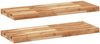 vidaXL Schweberegale 2 Stk. 100x30x4 cm Massivholz Akazie Ölbehandelt 3279616 Bild 2