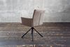 KAWOLA Esszimmerstuhl KYRA Drehstuhl Velvet taupe 88 x 61 x 64 cm Bild 5