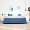 vidaXL Bettrahmen mit Matratze Blau 200 x 200 cm Stoff 3399143 Bild 3
