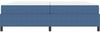 vidaXL Bettrahmen mit Matratze Blau 200 x 200 cm Stoff 3399143 Bild 5