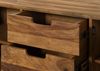 Sideboard Sheesham 134x40x65 natur sandgestrahlt lackiert MALMÖ 2 #207 Bild 4