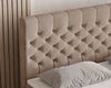 MOEBLO Boxbett Bett 12 (Luxusbett im Chesterfield-Design, 160x200 cm, Velours-Bezug, Hoher Schlafkomfort, modernes Velours-Design mit Steppung Polsterbett Kontinentalbett, dekorativem Kopfteil, aus Samt, inklusive Topper und Bettkasten), (BxHxT):144/16... Bild 4
