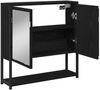 vidaXL Spiegelschrank mit Regal Schwarz Eichen-Optik 60 x 16 x 60 cm 862225 Bild 5