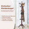 i@home Kleiderständer, in Massivholz, mehrfach bestückt, mit rutschfesten Füßen Bild 3