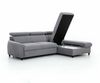 AX LIVING Klein Sofa mit Schlaffunktion Olettio Mini 260 cm Braun R Bild 3