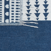 Beliani 'Tarlay' Kuscheldecke, Baumwollmischgewebe blau, 130 x 170 cm Bild 5
