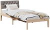 vidaXL Bettgestell Braun und Taupe 80 x 200 cm Massivholz Kiefer 878642 Bild 3