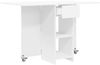 vidaXL Esstisch 115 x 70 x 75 cm Holzwerkstoff Weiß Rechtwinklig 8006029 Bild 5