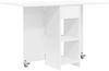 vidaXL Esstisch 115 x 70 x 75 cm Holzwerkstoff Weiß Rechtwinklig 8006029 Bild 2
