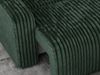 Ecksofa L-form, mit Schlaffunktion und Bettkasten - ARGOS, Grün, Cord Bild 3