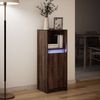vidaXL LED-Sideboard Braun Eichen-Optik 38x34x100 cm Holzwerkstoff 852172 Bild 5