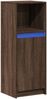 vidaXL LED-Sideboard Braun Eichen-Optik 38x34x100 cm Holzwerkstoff 852172 Bild 3